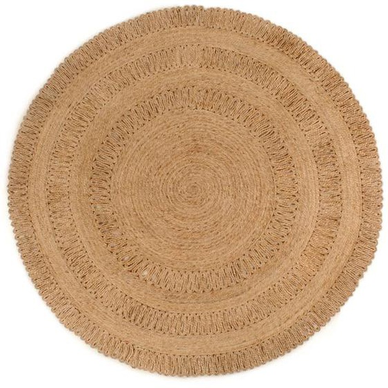Tapis Jute tressé à la main 180 cm Rond