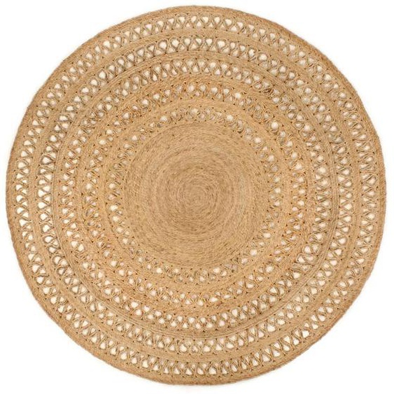 Tapis Jute tressé à la main 180 cm Rond