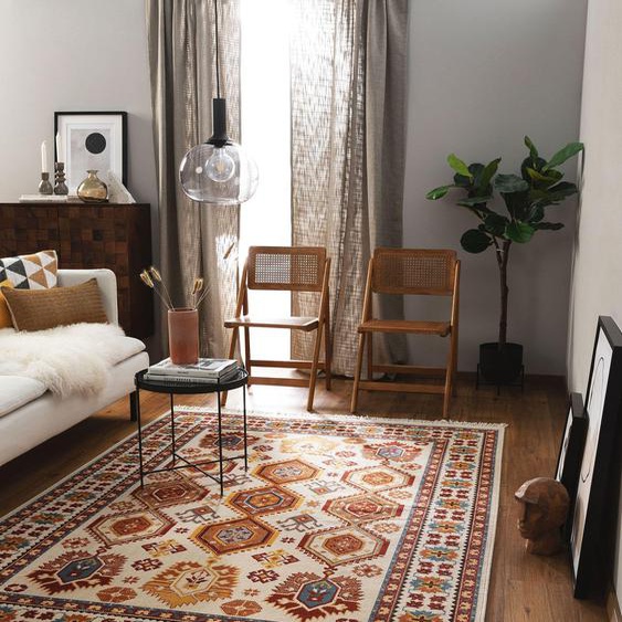 Tapis Kira Multicouleur 80x150 cm - Tapis style Berbère