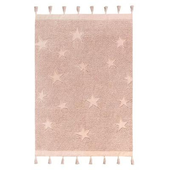 Tapis lavable en coton Hippy Stars