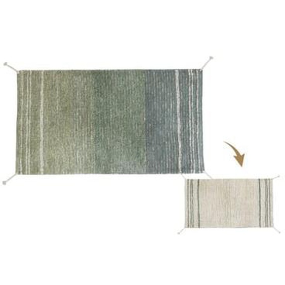 Tapis lavable en coton Reversible