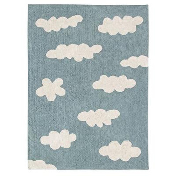 Tapis lavable nuages en coton Clouds