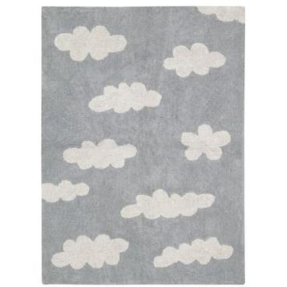 Tapis lavable nuages en coton Clouds