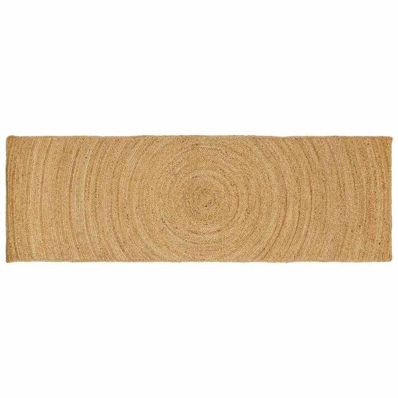 Tapis de surface Rectangulaire Marron 80 x 250 cm Jute