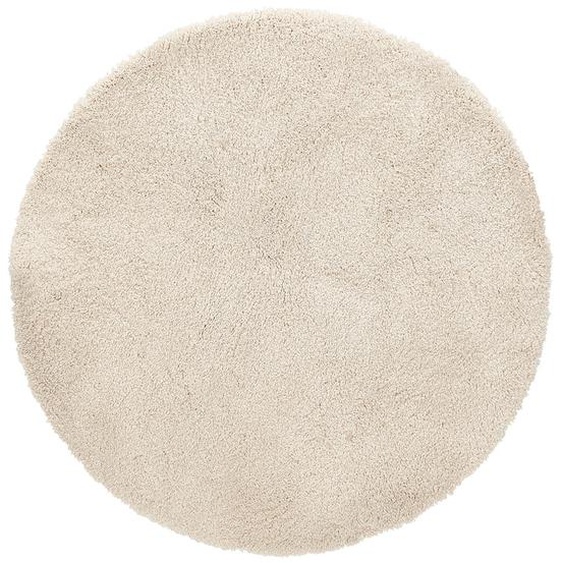 Tapis rond design TISSO beige - Ø 160 cm