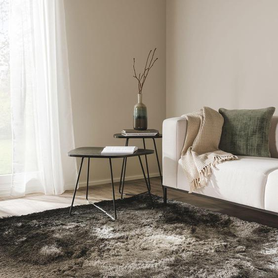 Tapis shaggy à poils longs Whisper Anthracite/Gris 140x200 cm - Tapis doux pour salon