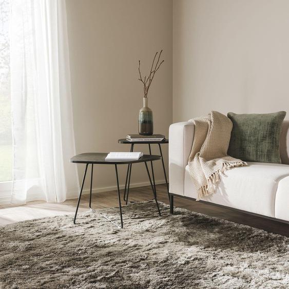 Tapis shaggy à poils longs Whisper Gris 120x170 cm - Tapis doux pour salon