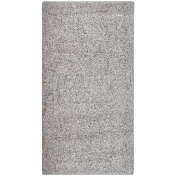 Tapis shaggy antidérapant Gris clair 80x150 cm