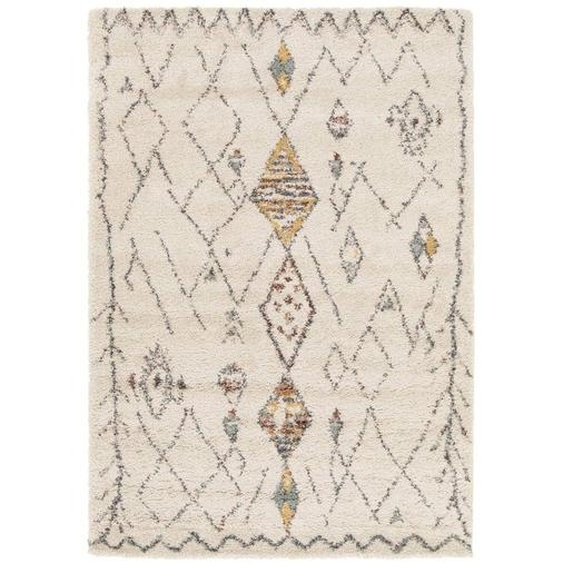 Tapis Shaggy Épais Et Confortable Tizi Beige Sable