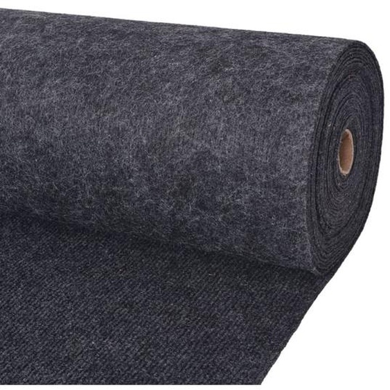 Tapis strié pour exposition 1,2x10 m Anthracite