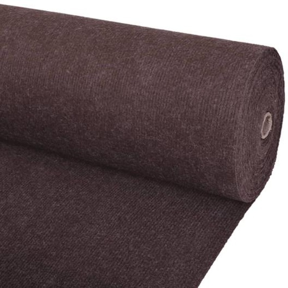 Tapis strié pour exposition 1,2x15 m Marron