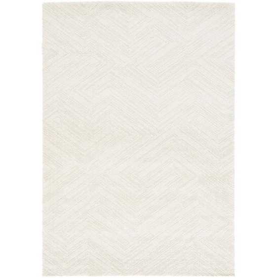Tapis Super Doux En Polyester Recyclé Byron Blanc Pur