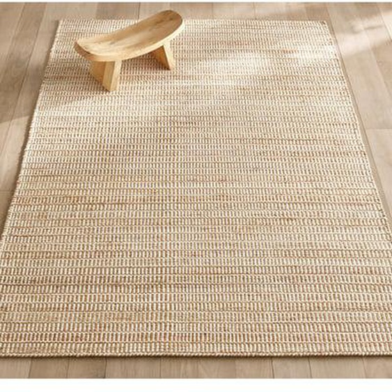 Tapis tissé main, jute et laine, Ruleto