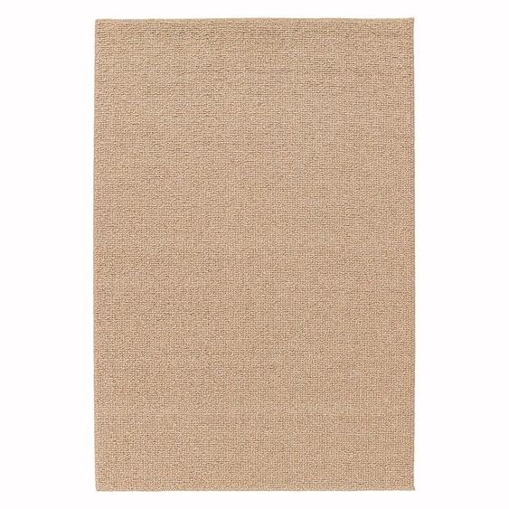 Tapis Uni Bouclé Soufflot Beige Sable