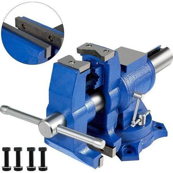 Taraud - Outil rotatif - Usage intensif - 360 degrés - Fonte - Force de 30 kg - Bleu