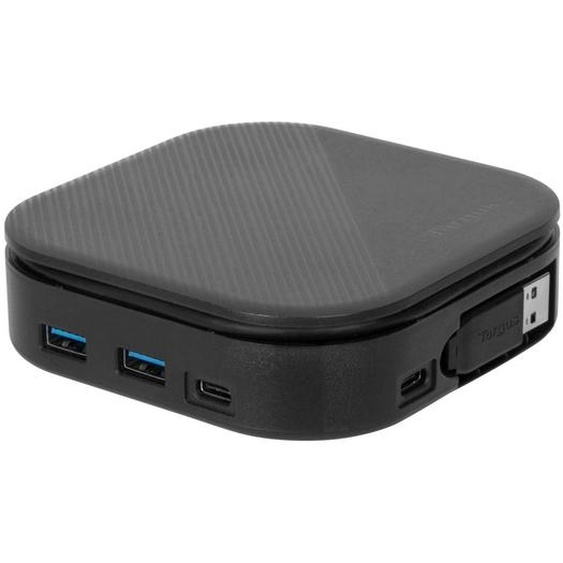 Targus DOCK116GLZ, Avec fil, USB 3.2 Gen 2 (3.1 Gen 2) Type-C, 80 W, Noir, 10 Gbit/s, HD