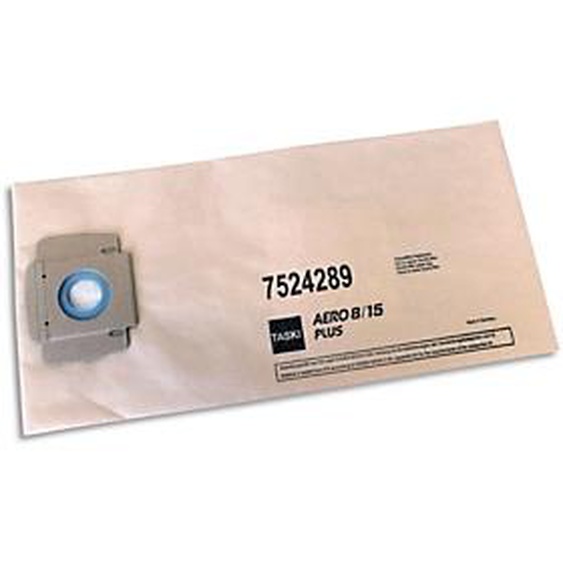 TASKI Lot de 10 Sacs daspiration jetable Marron en papier capacité 8 litres pour aspirateur Aero 15