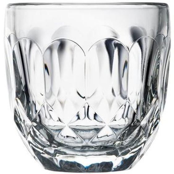 Tasse à expresso TROQUET facettes transparentes 10 cl