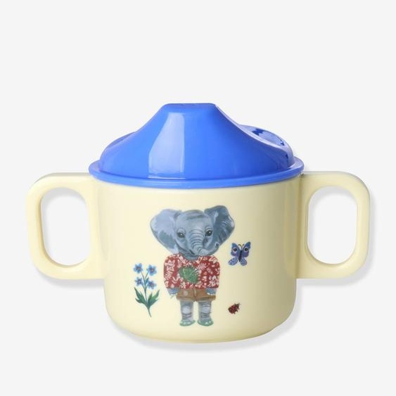 Tasse apprentissage Nathalie Lété bleu 250 ml bleu ciel