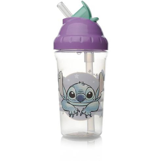 Tasse  Paille 295 Ml Anti-fuites Lilo Et Stitch Violet