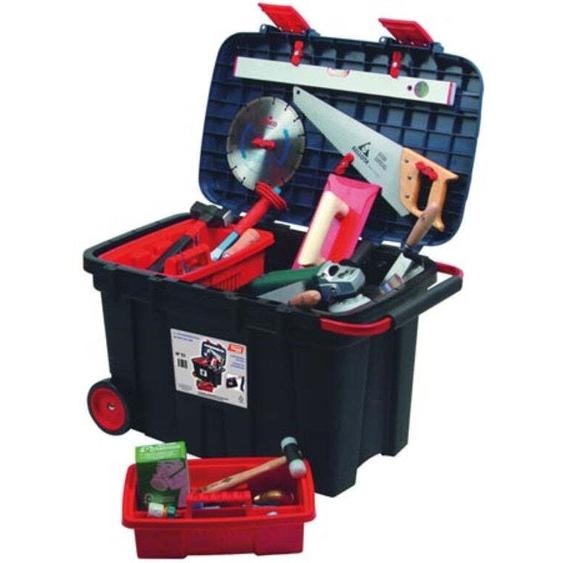 TAYG - Coffre à outils - AVEC ROULEMENTS - 775 x 472 x 493 mm - AVEC COMPARTIMENT