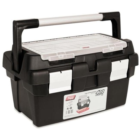 TAYG - MALLETTE DOUTILLAGE - 400 x 225 x 190 mm - AVEC COMPARTIMENT DE RANGEMENT