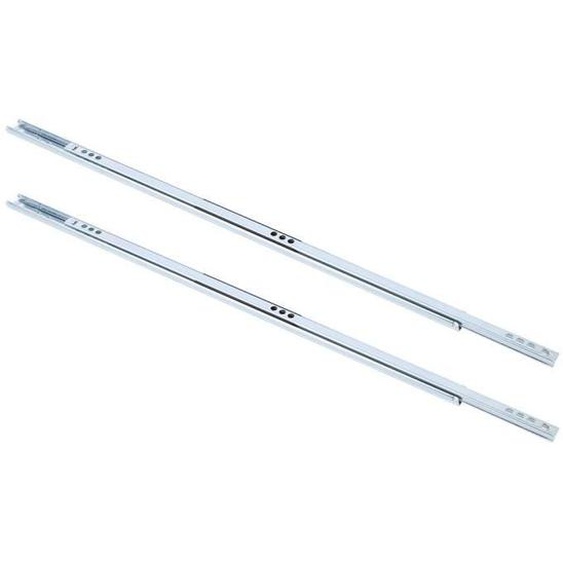 Tbest Coulisse de tiroir 2pcs/Jeu Glissière à Billes en Acier de Tiroir Rail 450x17mm Accessoire Quincaillerie pour Placards