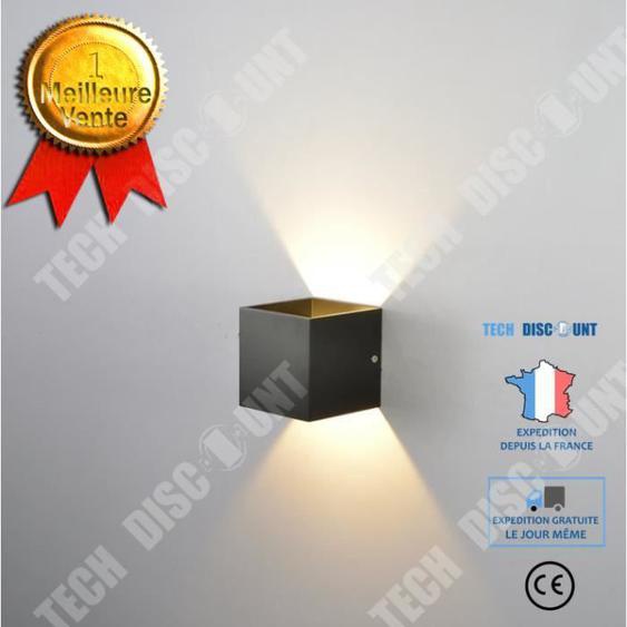 TD® Applique Murale LED - Intérieur - Sconce Spot Lighting Éclairage de Chambre - Blanc Chaud