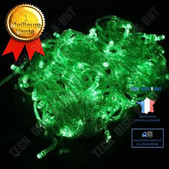 TD® Guirlande lumineuse LED fil déco USB ldornement de fête (vert 5m)