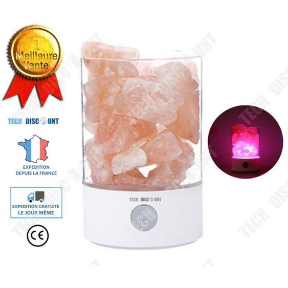 TD® lampe en cristal de sel de lhimalaya de chevet de bureau lecture enfant led moderne sans fil fille enfant garçon veilleuse