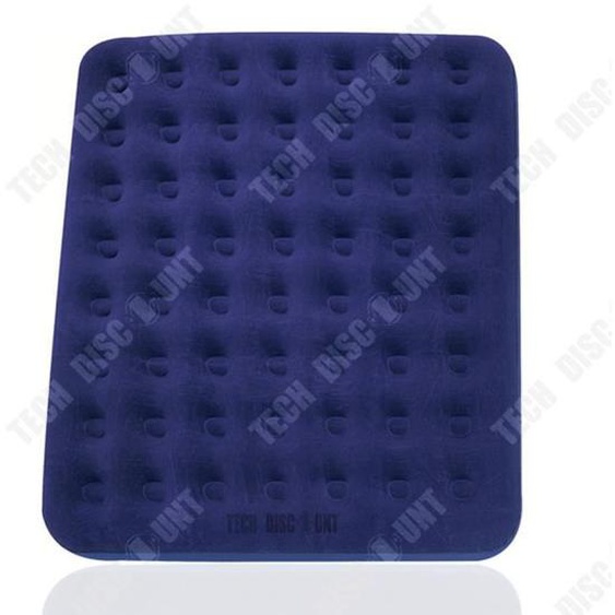 TD® Lit gonflable Matelas pneumatique Matelas gonflable Matelas de couchage de camping Flocage extérieur PVC maison double