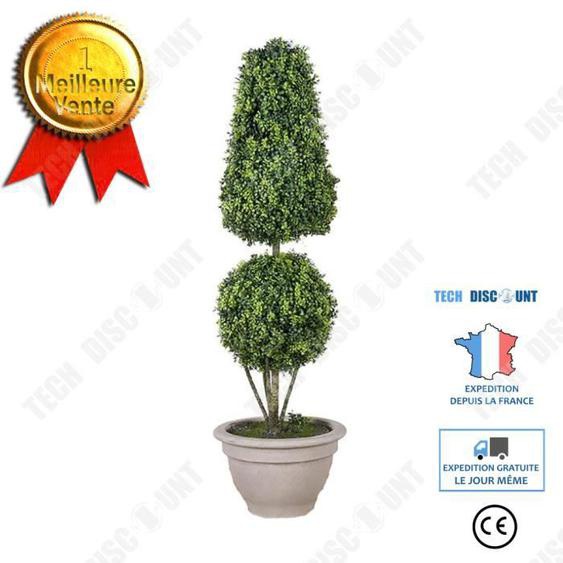 TD® Nordic fausses plantes vertes rondes plantes en pot maison intérieur salon décoration grande simulation de sol plante en pot