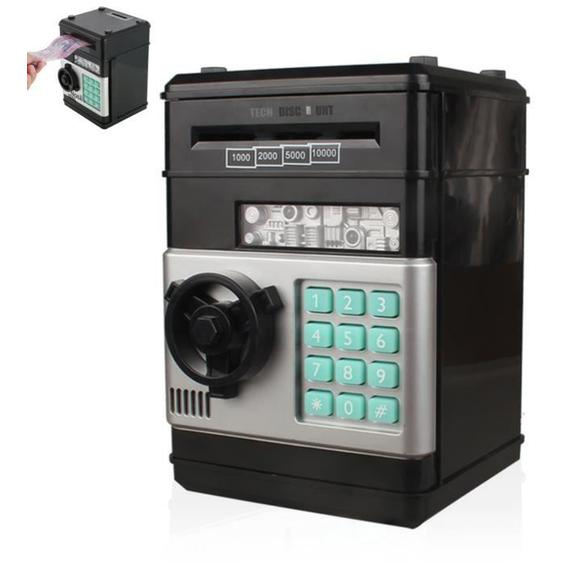 TD® Nouveau Tirelire Electronique Serrure Mot de Passe Coffre-fort Code Coins Pièces Principales Économies Cadeau Innovant Chiffres