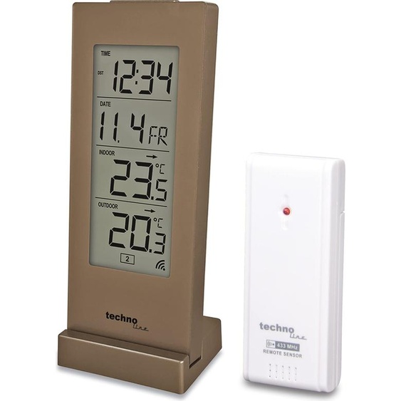 technoline Station météo WS 9767 champagne