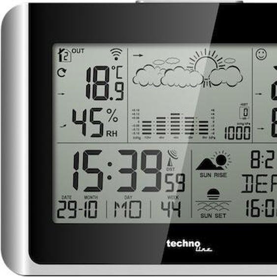 Technoline WS 6767 - station météo sans fil avec jusquà 3 émetteurs extérieurs