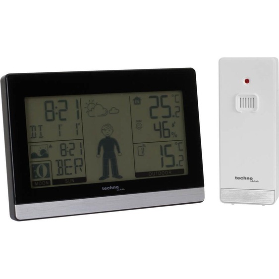 Technoline WS9612 station météo noir Weather Stations