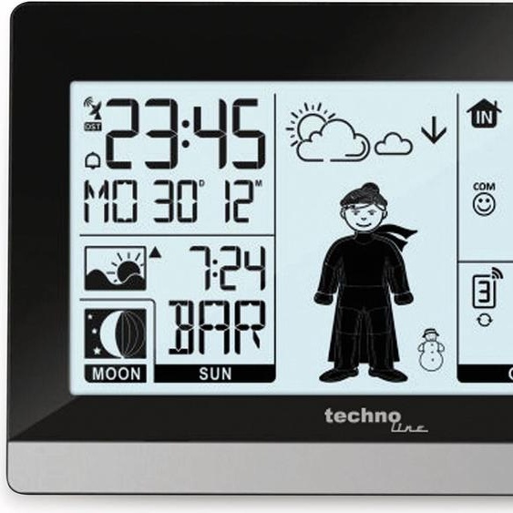 Technoline WS9612 station météo noir Weather Stations