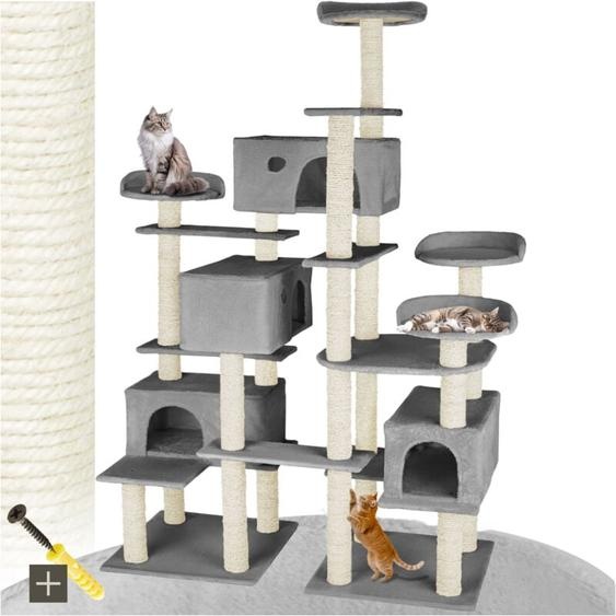 Tectake - Arbre à chat 214 cm avec griffoir et plateforme descalade