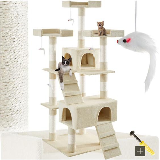 Arbre à chat 170 cm avec griffoir et plateforme descalade