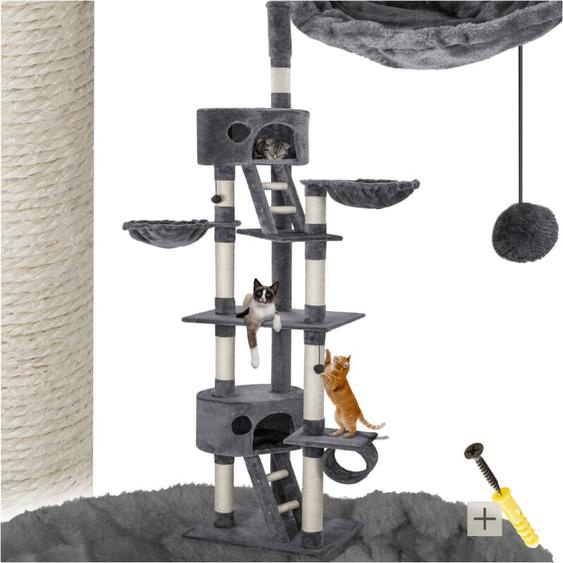 Tectake - Arbre à chat griffoir escalade 243 à 260 cm