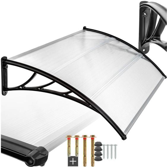Tectake - Auvent de porte Marquise Résistant aux intempéries 150 x 93 cm