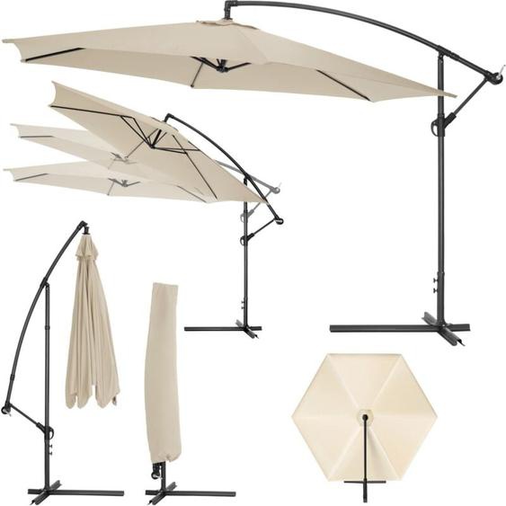 Tectake - Parasol ø 350 cm Mécanisme facile à manipuler