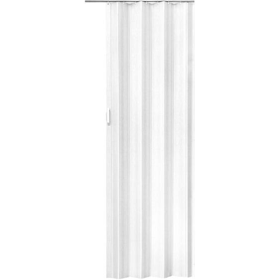 Tectake - Porte accordéon Profil à double paroi avec poignée coulissante 80 x 203 cm