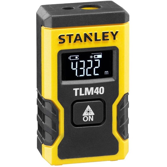 Télémètre laser compact et léger, portée de 12 m. STANLEY