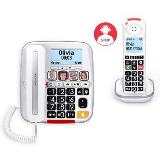 Téléphone filaire XTRA 3355 Combo Voice