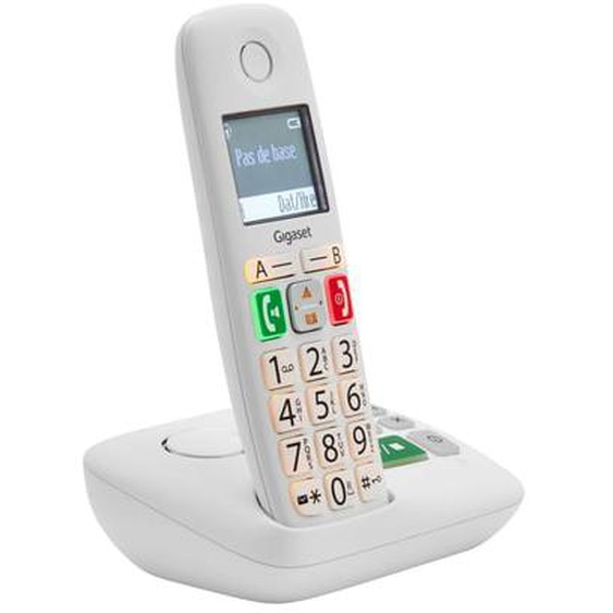 Téléphone sans fil E290A Blanc