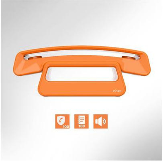 Téléphone sans fil ePure Iconic Orange