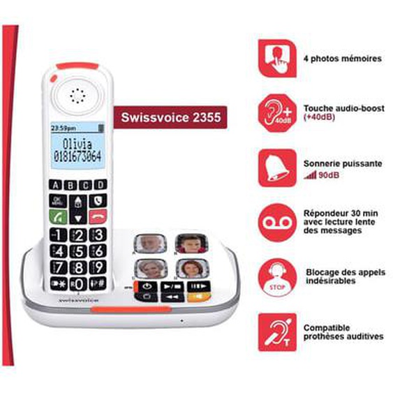 Téléphone sans fil XTRA 2355 Voice
