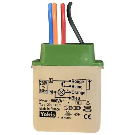 Télévariateur temporisable RADIO POWER 500VA - YOKIS - MTV500ERP