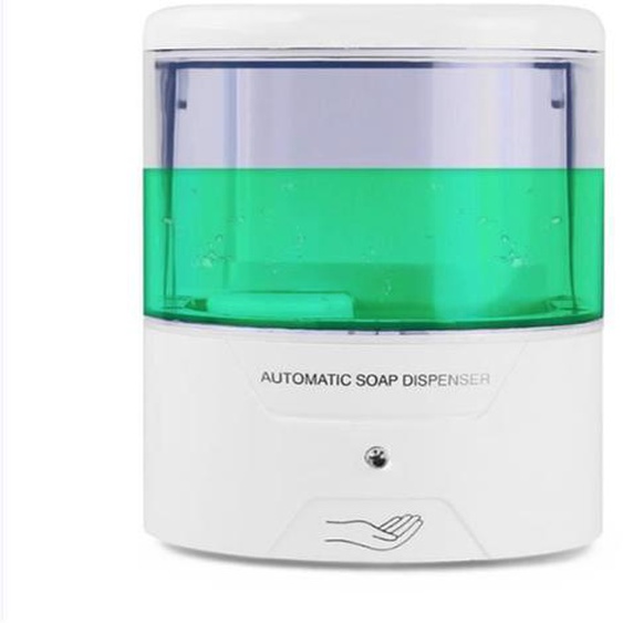 TEMPSA 700ml Distributeur De Savon Capteur Automatique Mural Avec Désinfection Infrarouge